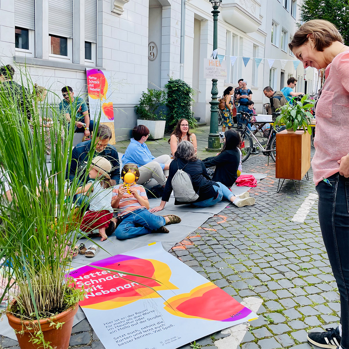 Netter Schnack mit Nebenan auf dem Wetterfest 2023
